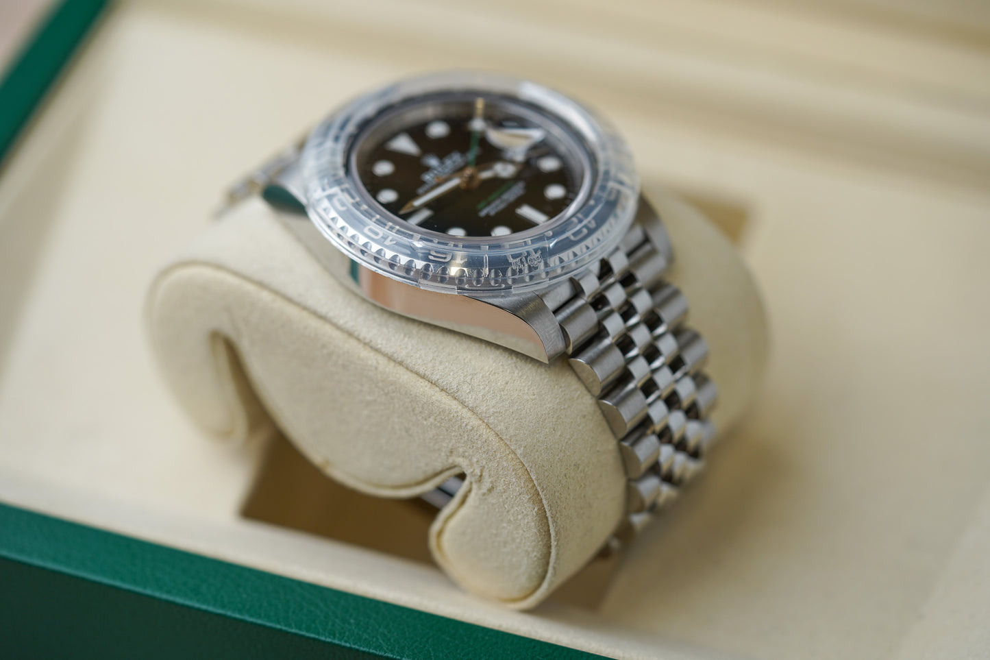 Rolex GMT Master II 126710GRNR Jubilee 'Bruce Wayne'
