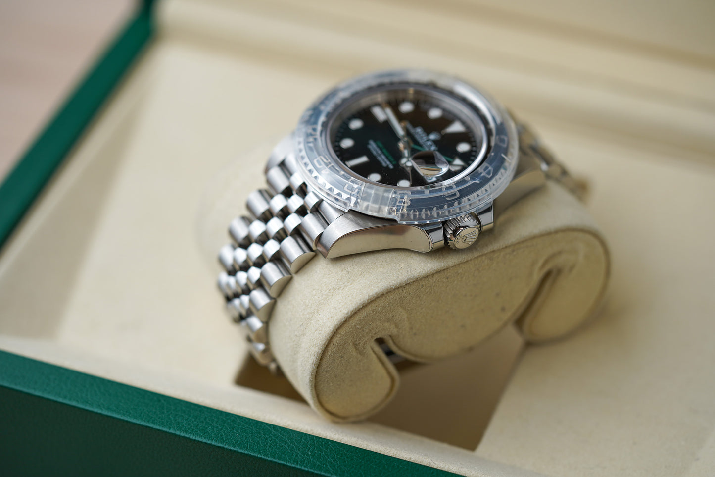 Rolex GMT Master II 126710GRNR Jubilee 'Bruce Wayne'