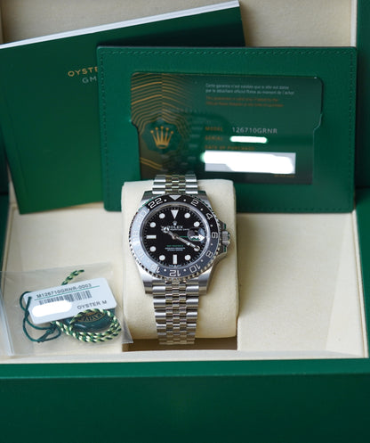 Rolex GMT Master II 126710GRNR 'Bruce Wayne' Jubilee