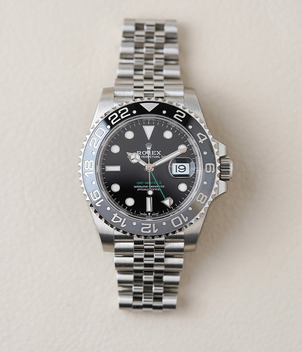 Rolex GMT Master II 126710GRNR Jubilee 'Bruce Wayne'