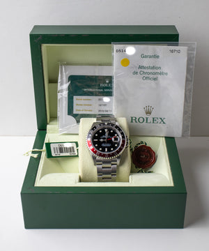 Rolex GMT Master II 16710 Coke "Error Stick Dial"