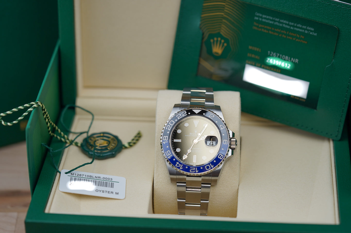 Rolex GMT Master II 'Batman' 126710BLNR