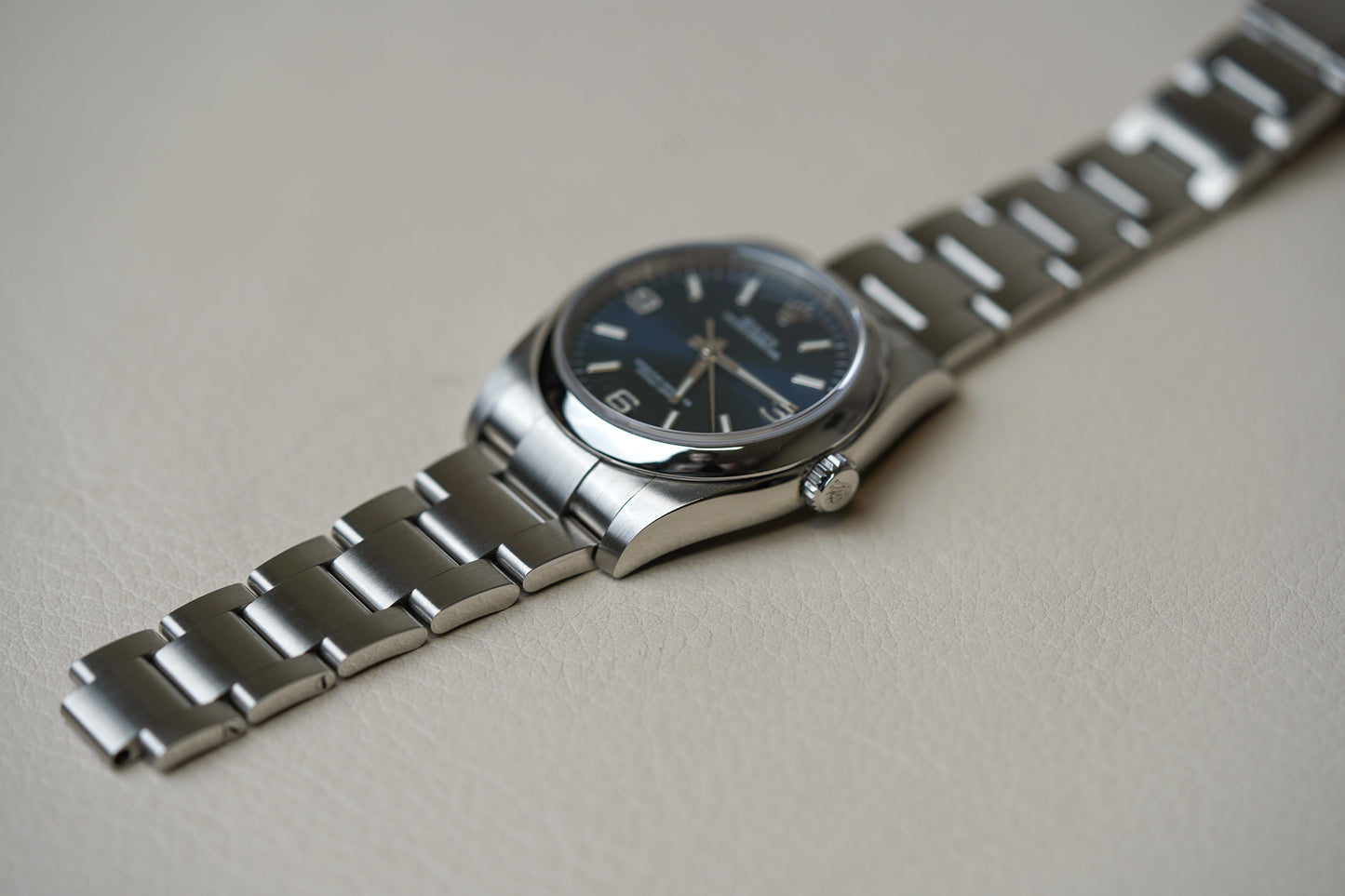Rolex Oyster Perpetual 36 Blue Arabic Dial 116000