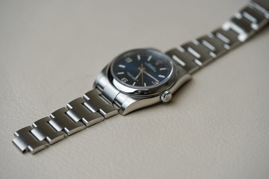 Rolex Oyster Perpetual 36 Blue Arabic Dial 116000