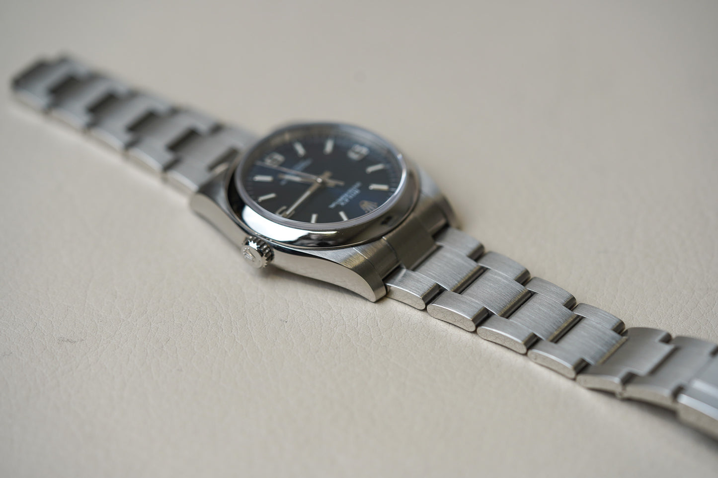 Rolex Oyster Perpetual 36 Blue Arabic Dial 116000