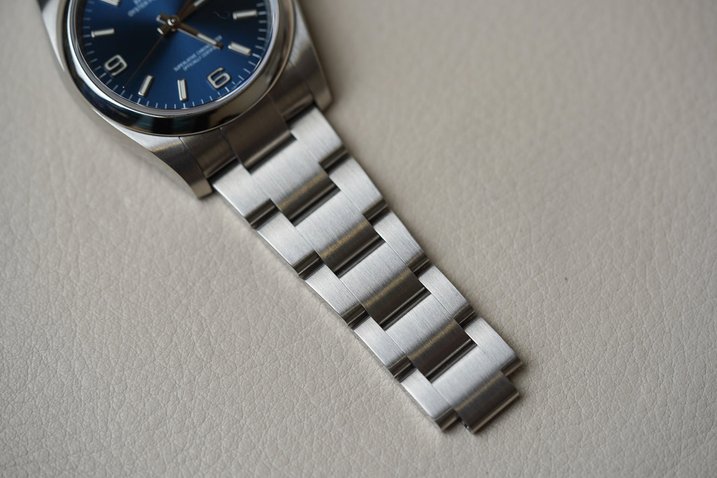 Rolex Oyster Perpetual 36 Blue Arabic Dial 116000