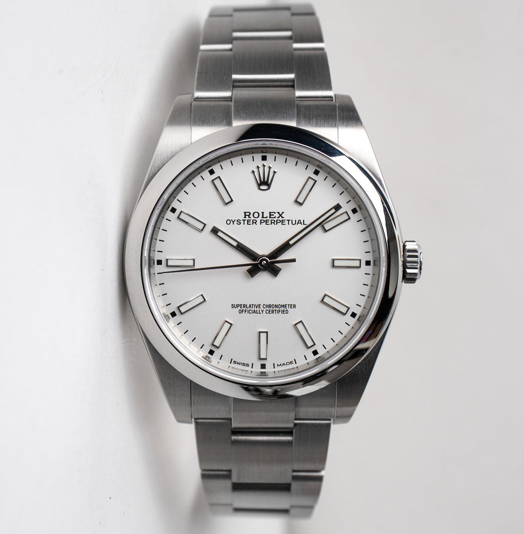 Rolex Oyster Perpetual 39 White 114300