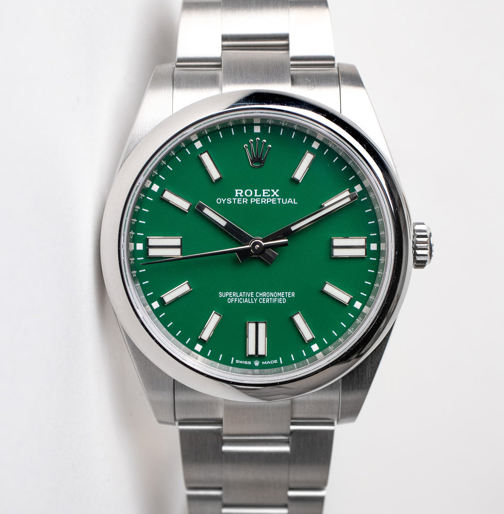 Rolex Oyster Perpetual 41 124300 Green