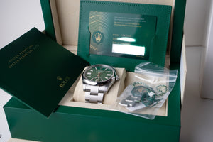 Rolex Oyster Perpetual 41 124300 Green