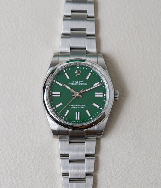 Rolex Oyster Perpetual 41 124300 Green