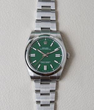 Rolex Oyster Perpetual 41 124300 Green