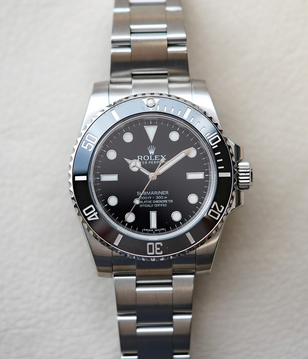 Rolex Submariner 114060 'No Date' Ceramic