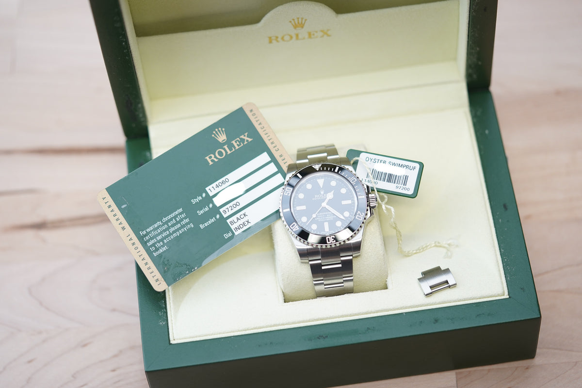 Rolex Submariner 114060 'No Date'