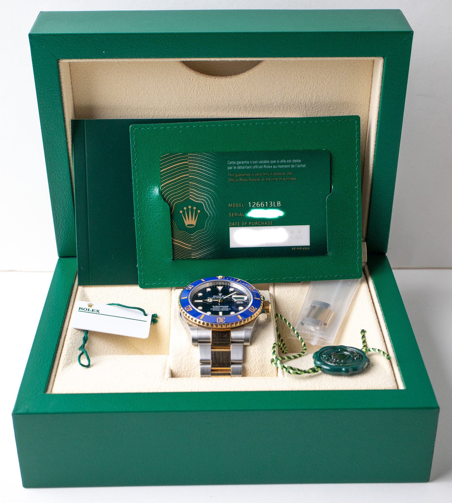 Rolex Submariner 126613LB "Bluesy"