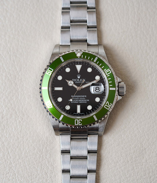 Rolex Submariner 16610LV 'Kermit' Engraved