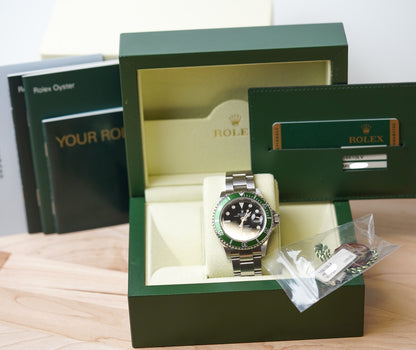 Rolex Submariner 16610LV 'Kermit' Engraved