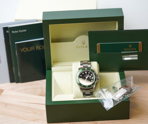Rolex Submariner 16610LV 'Kermit' Engraved