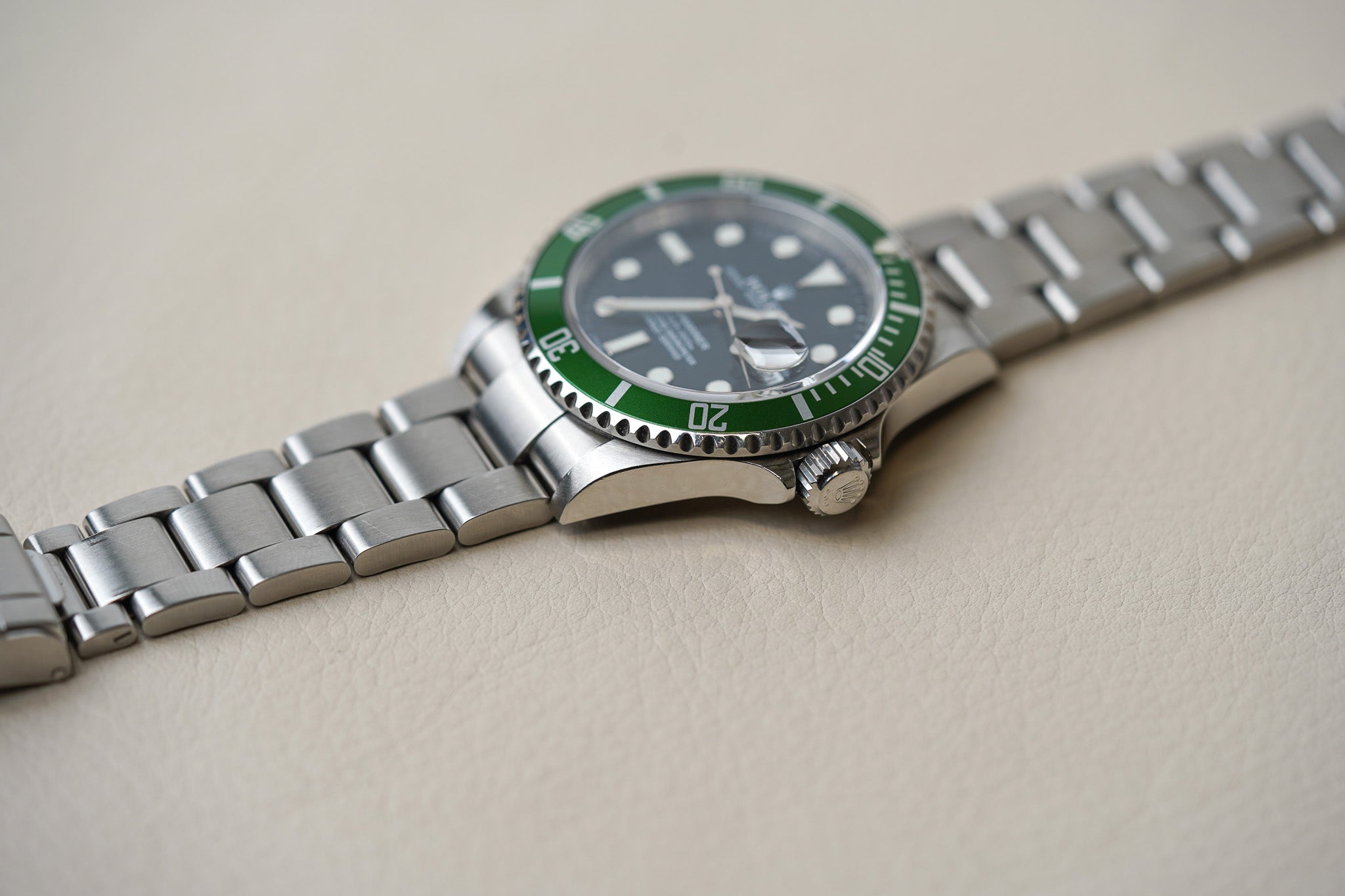 Rolex Submariner 16610LV 'Kermit' Engraved