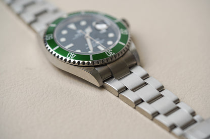 Rolex Submariner 16610LV 'Kermit' Engraved