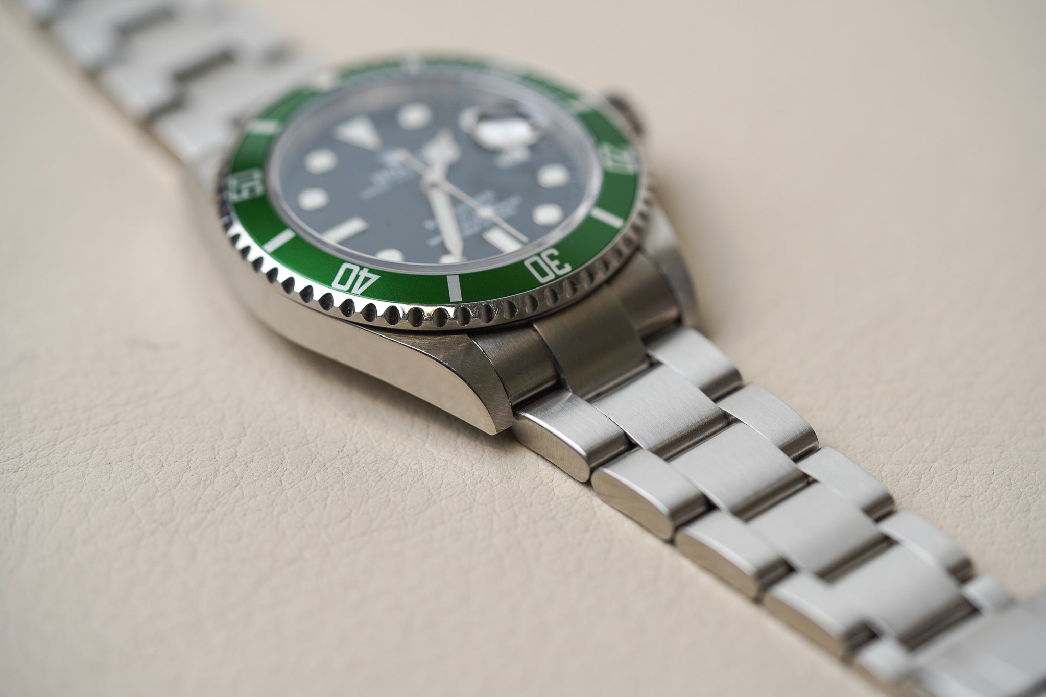 Rolex Submariner 16610LV 'Kermit' Engraved