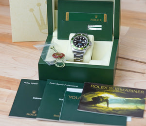 Rolex Submariner 16610LV 'Kermit' Engraved