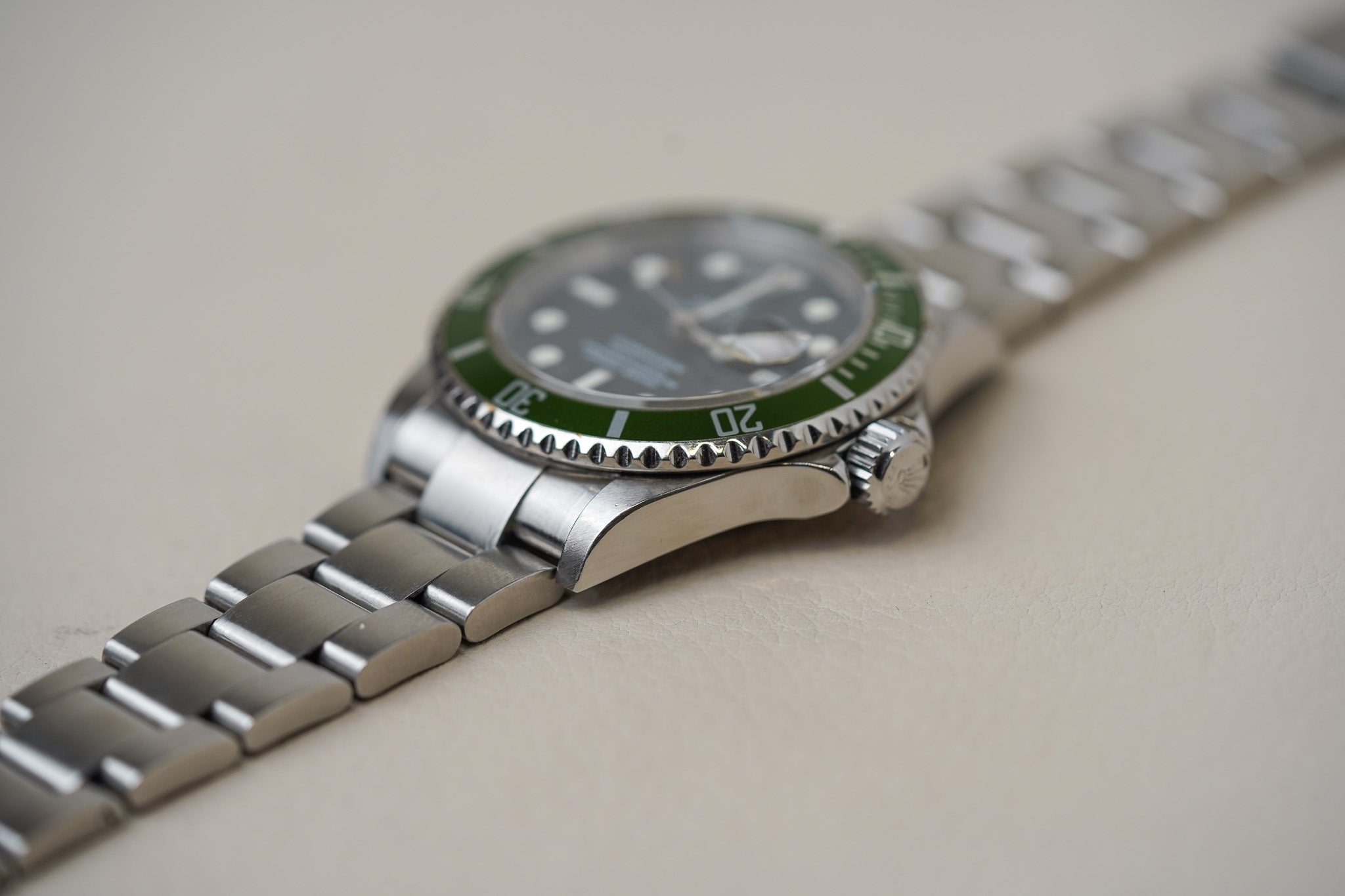 Rolex Submariner 16610LV 'Kermit' Engraved
