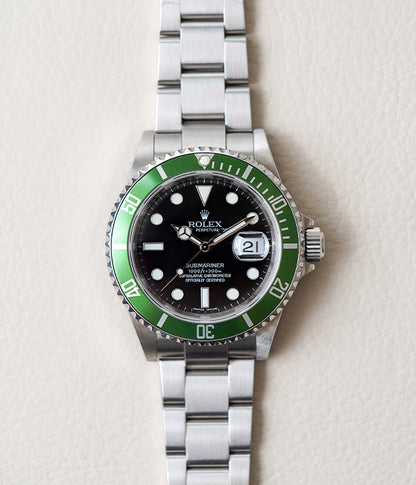 Rolex Submariner 16610LV 'Kermit' Engraved