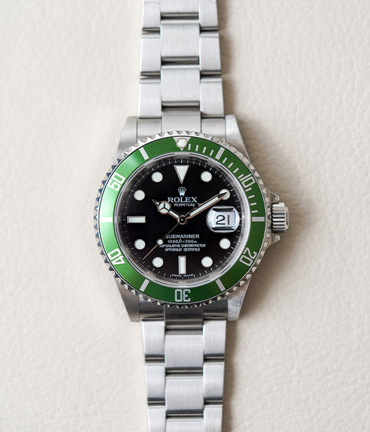 Rolex Submariner 16610LV 'Kermit' Engraved