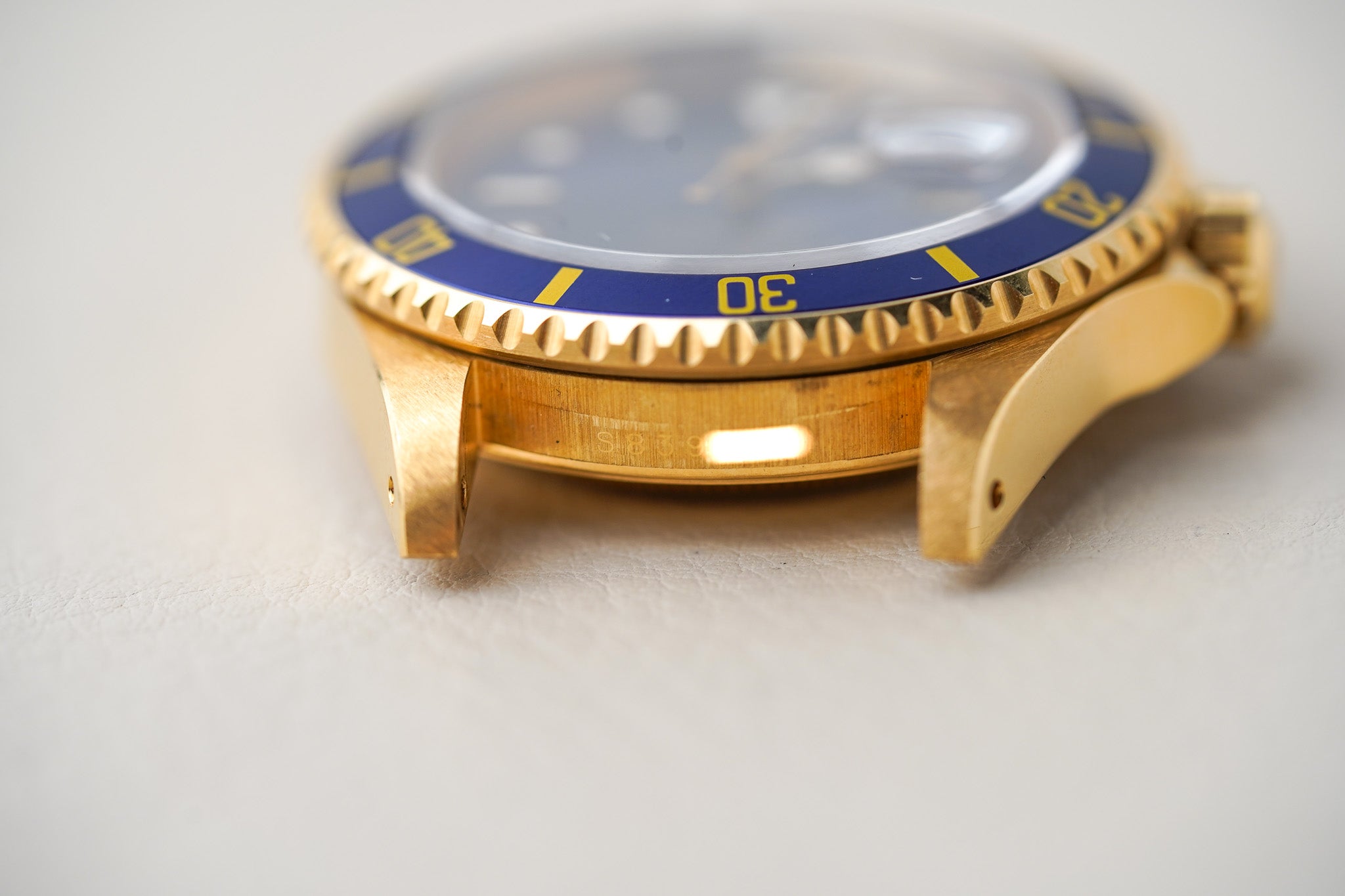 1993 Rolex Submariner 18K Yellow Gold 16618 'Blusey'