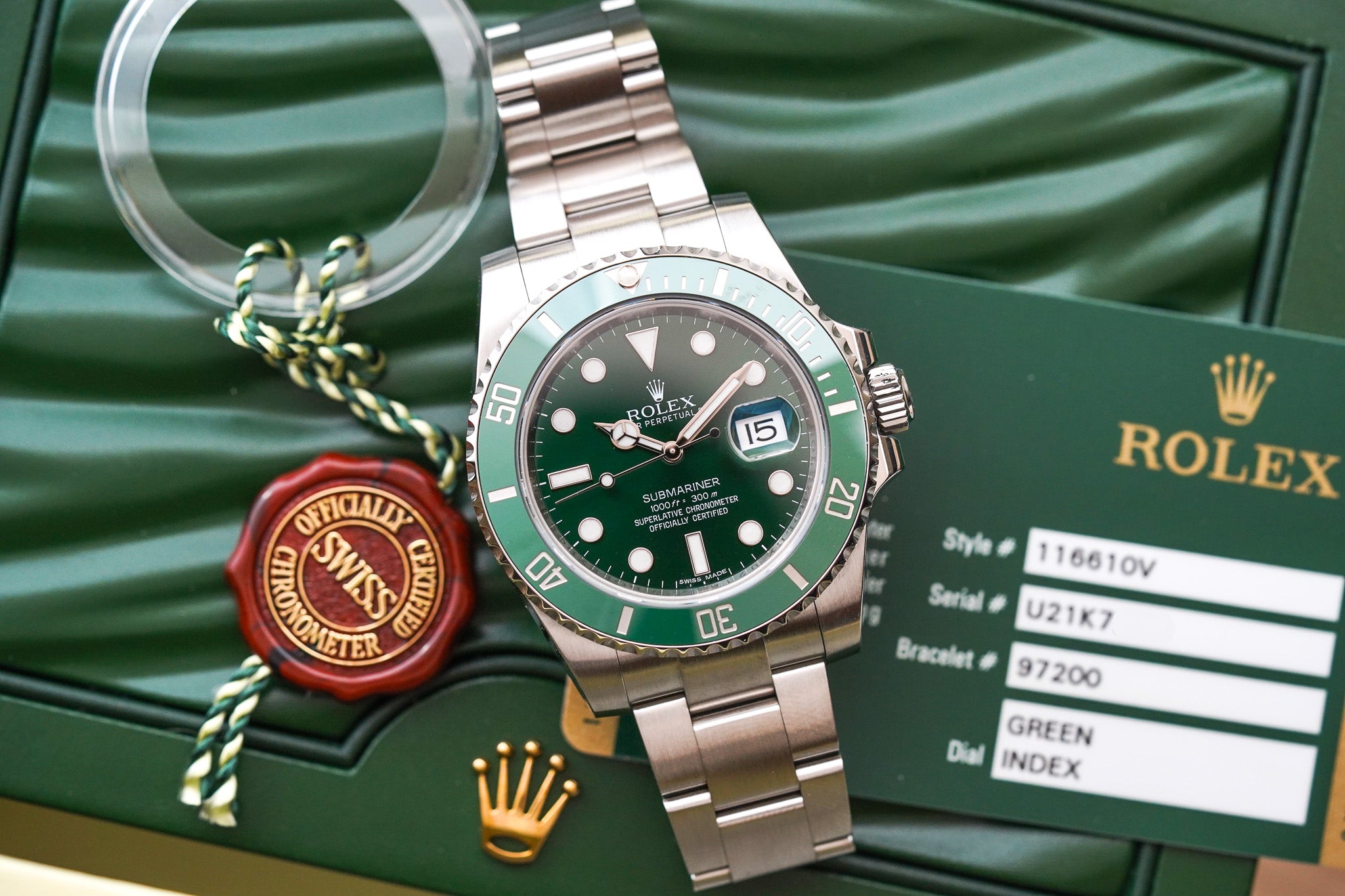 Rolex Submariner ‘Hulk’ 116610LV
