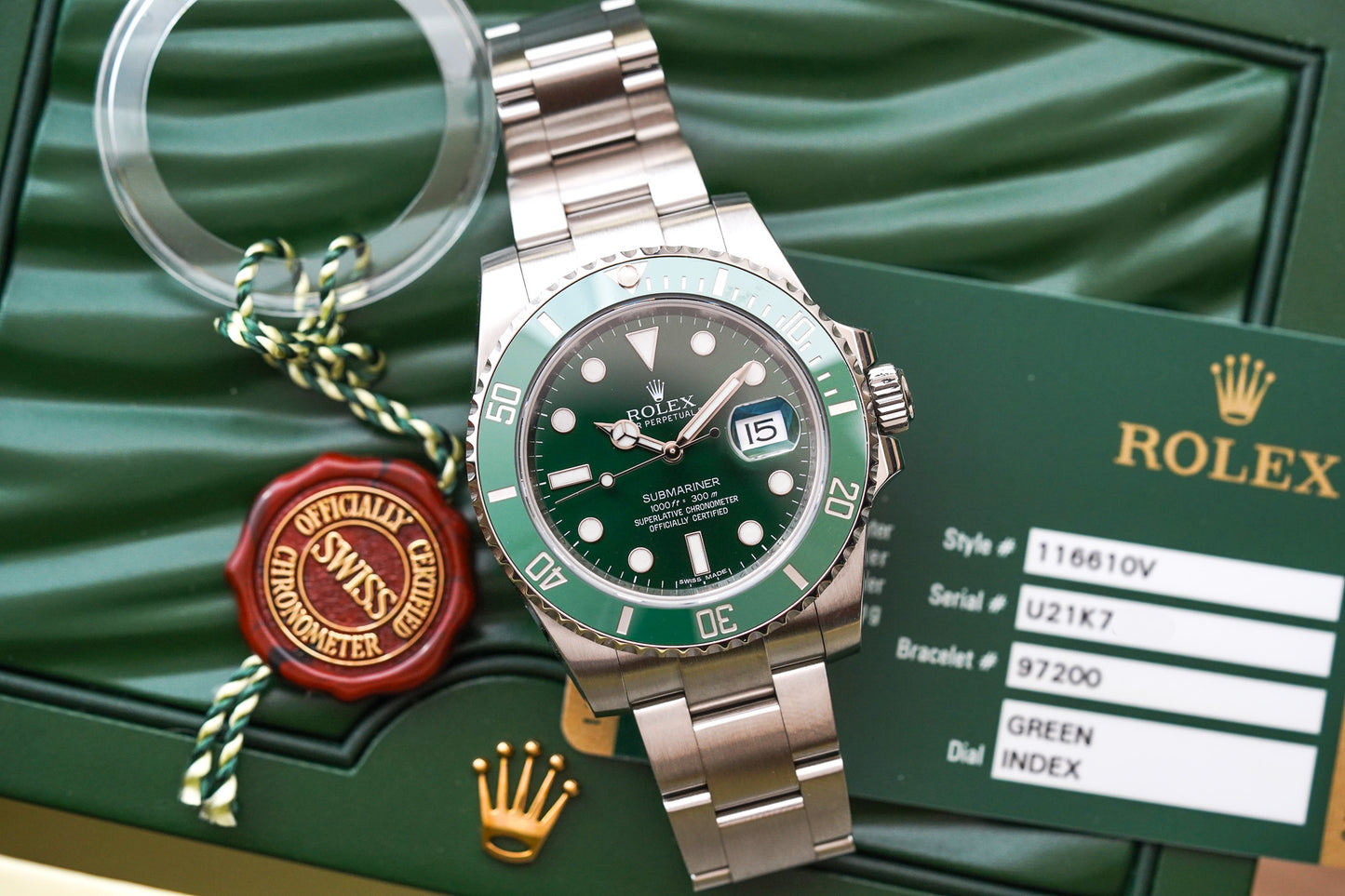 Rolex Submariner ‘Hulk’ 116610LV