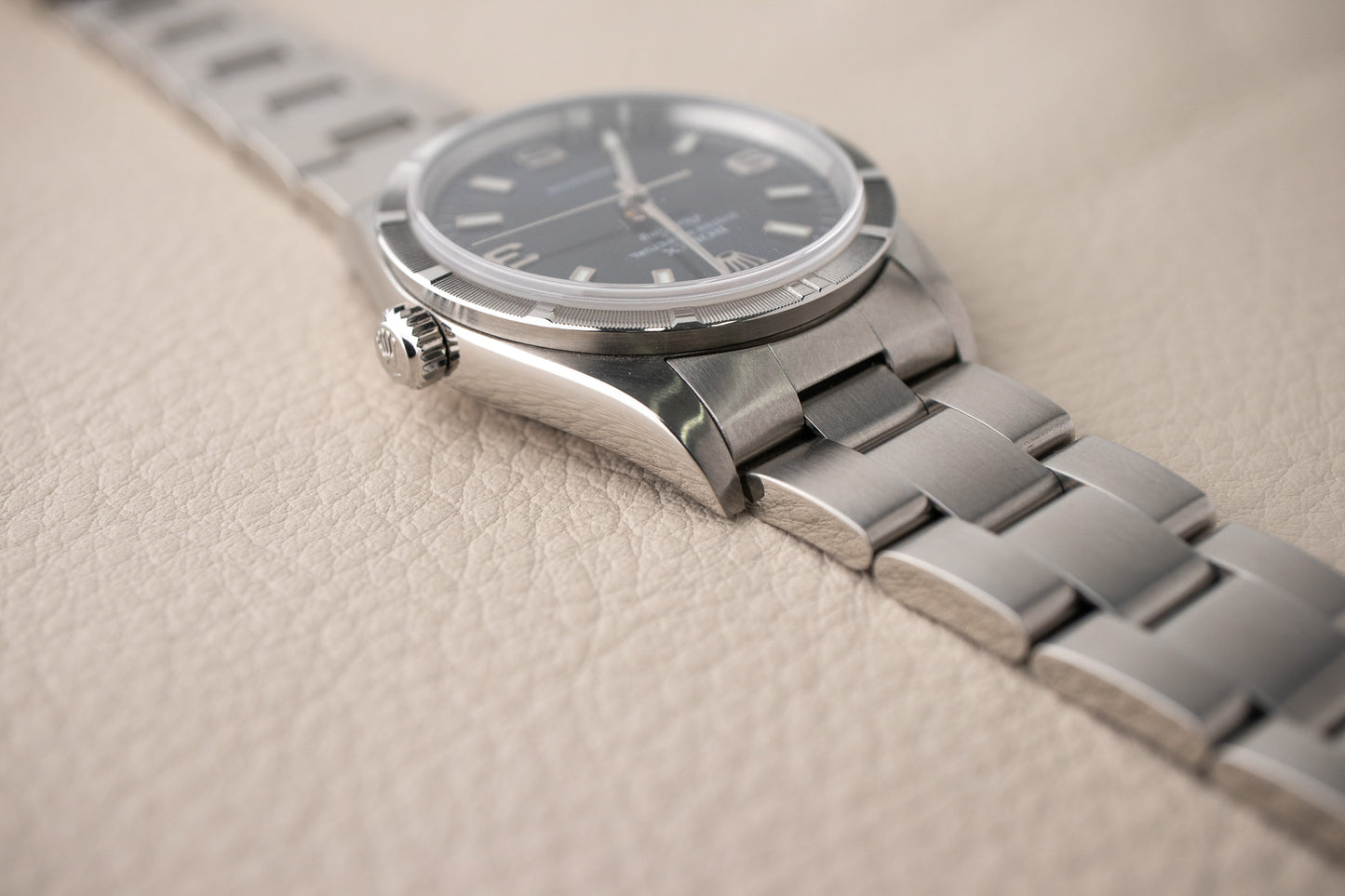 Rolex Air-King 14010M Blue Arabic Dial