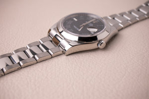Rolex Datejust II Black Roman Dial 116300