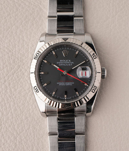 Rolex Datejust Turn-O-Graph 116264 Charcoal