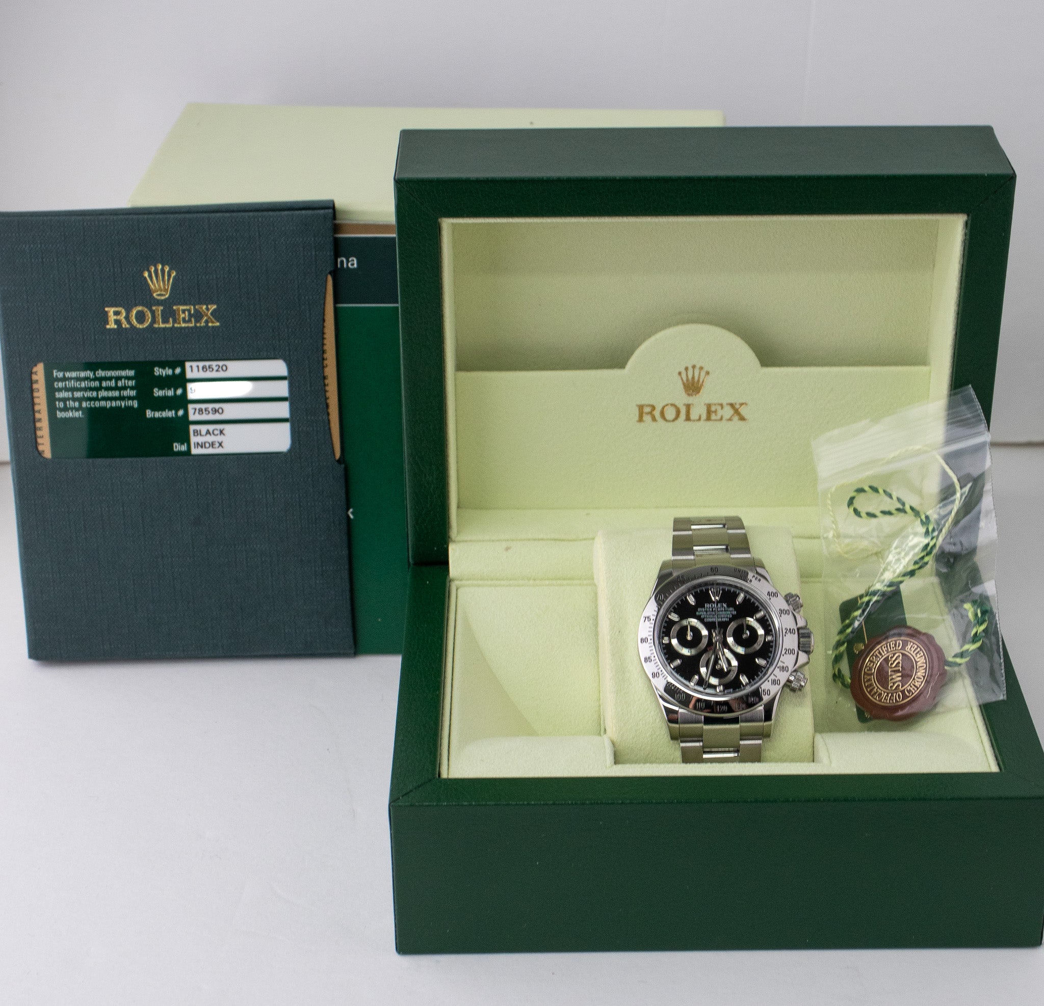 Rolex Daytona 116520 Black Dial – Belmont Watches