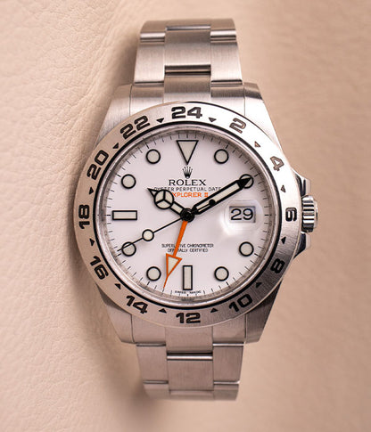 Rolex Explorer II 216570 White Dial