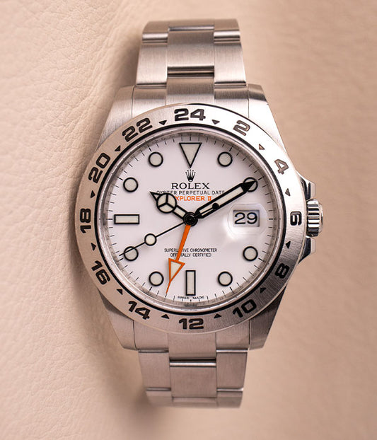 Rolex Explorer II 216570 White Dial