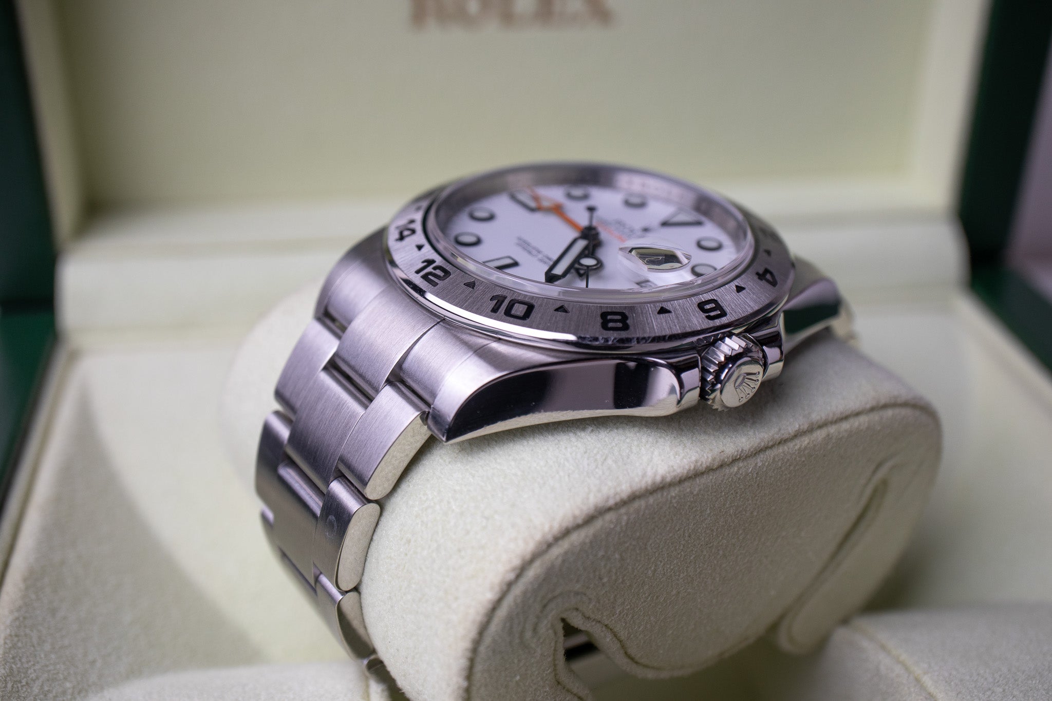 Rolex Explorer II 216570 White Dial – Belmont Watches