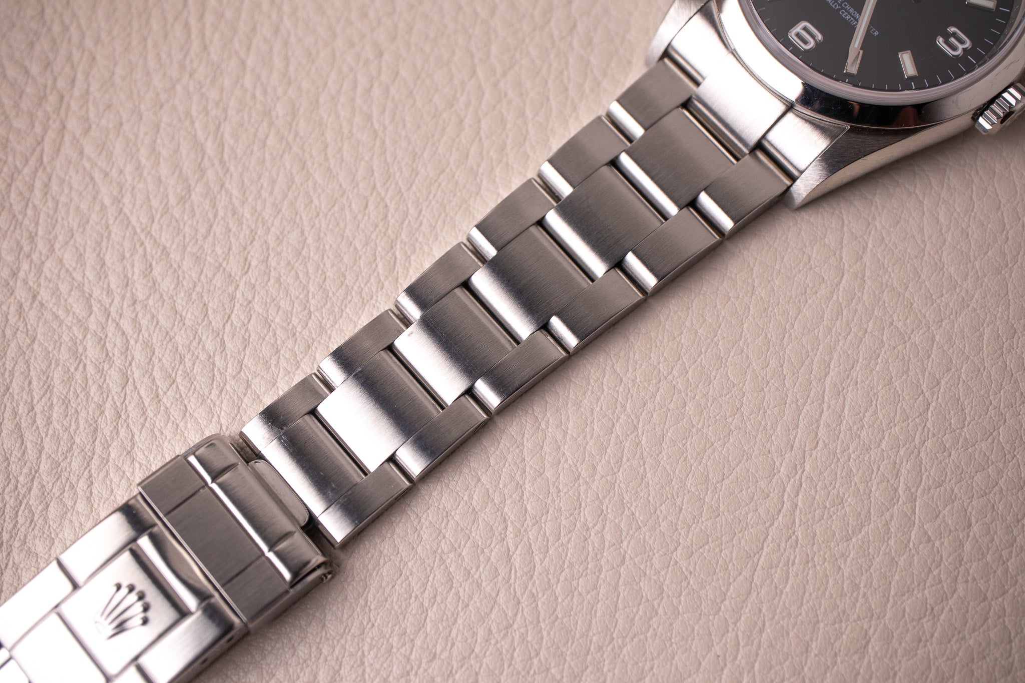 Rolex Explorer I 114270 Engraved Rehaut