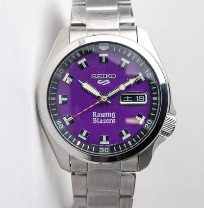 Rowing Blazers X Seiko 5 Purple SRPJ65