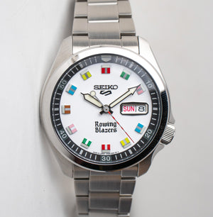 Rowing Blazers X Seiko 5 White SRPJ71