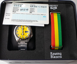 Rowing Blazers X Seiko 5 Yellow SRPJ69