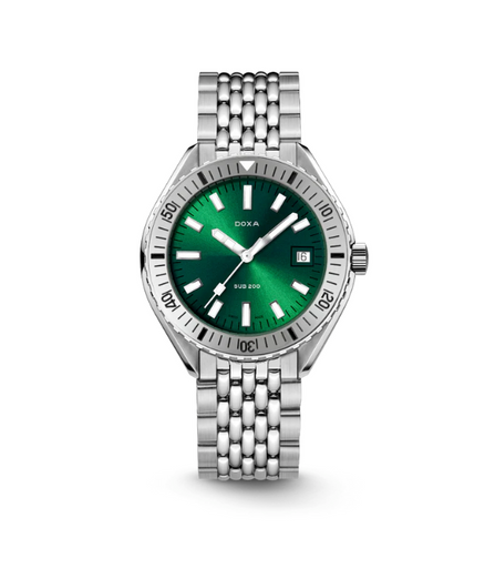 Doxa SUB 200 Sea Emerald Steel Inlay 796.10.131.10