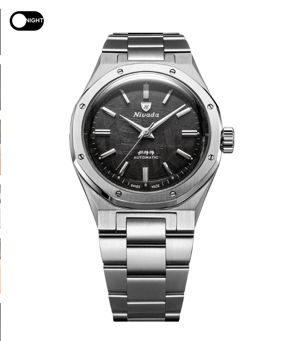 Nivada Grenchen F77 MK2 SST Meteorite 38mm 68049A77