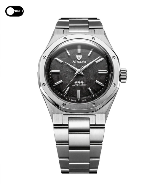 Nivada Grenchen F77 MK2 SST Meteorite 38mm 68049A77