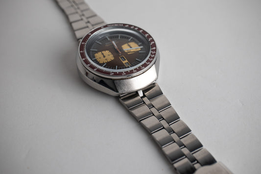 Seiko Speedtimer 6138-0040 Brown Bullhead