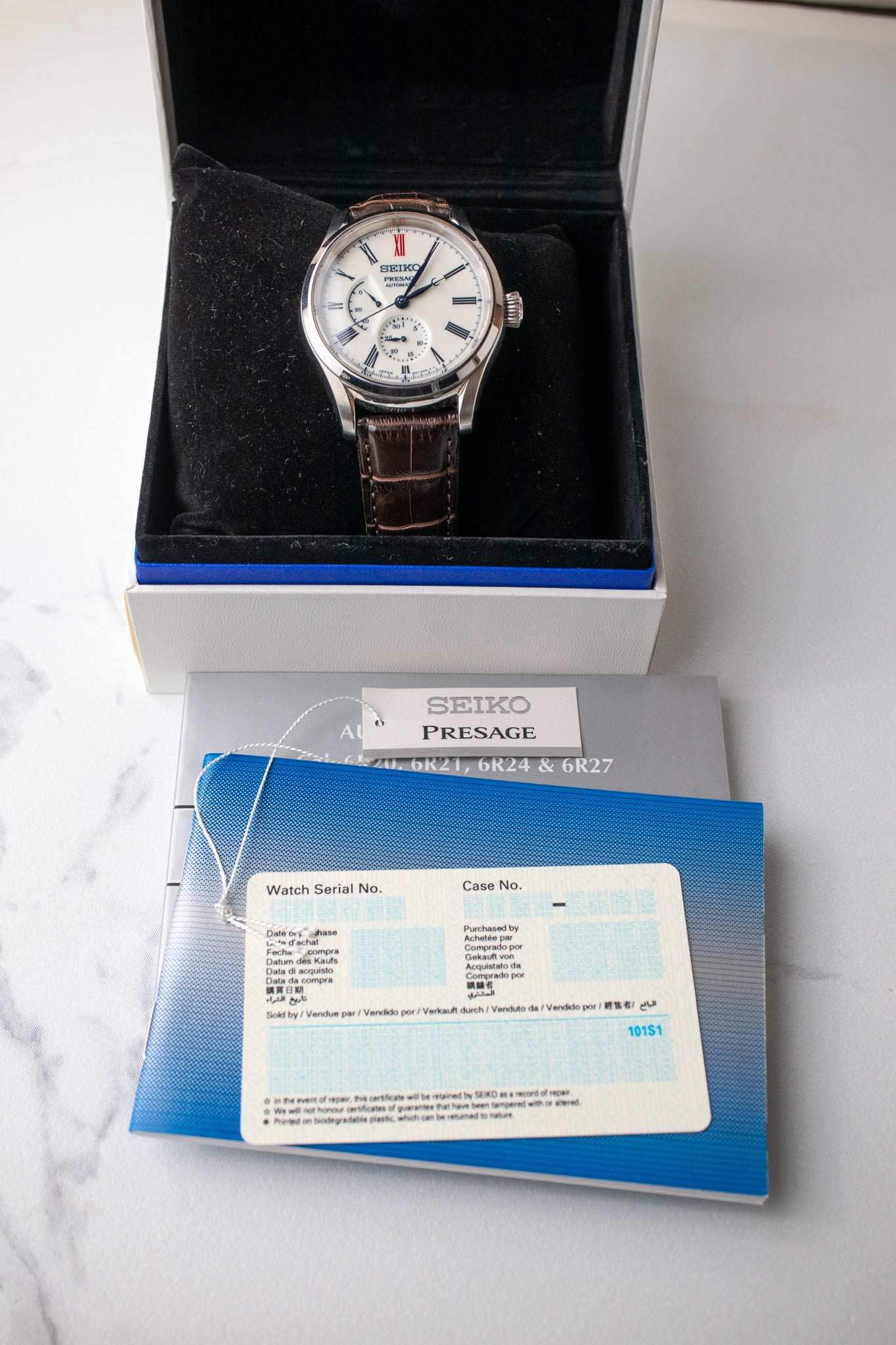 Seiko Presage Arita Porcelain Dial SPB093