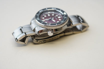 Seiko Prospex SLA059 Maroon Seigaiha U.S. Special Edition