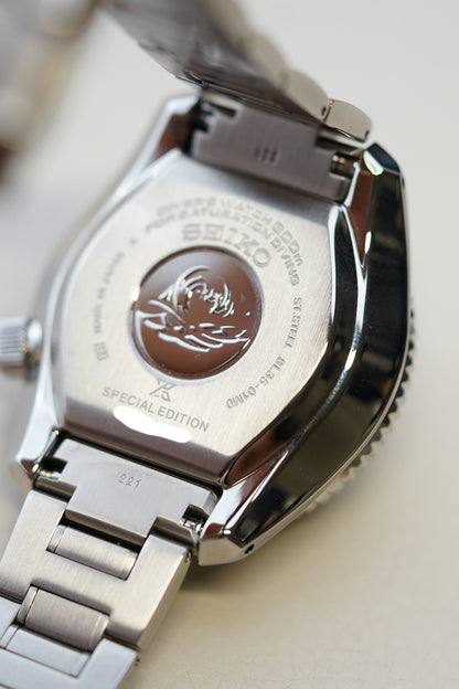 Seiko Prospex SLA059 Maroon Seigaiha U.S. Special Edition