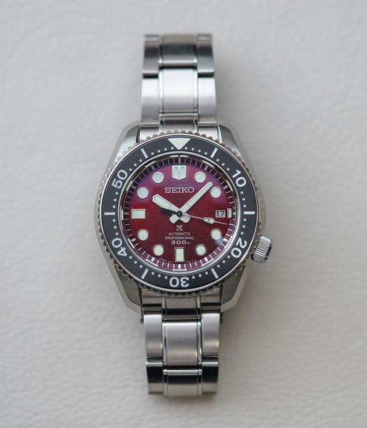Seiko Prospex SLA059 Maroon Seigaiha U.S. Special Edition